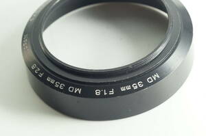 jaＣ★送料無料 良品★MINOLTA MD 35mm F1.8 MD 35mm F2.8 ミノルタ レンズフード