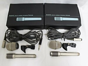 ジャンク SONY ソニー エレクトリックコンデンサーマイク ECM-280 ２台セット ■