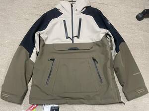 中古 22-23 VOLCOM ボルコム BRIGHTON PULLOVER ブライトン プルオーバー サイズM ダークカーキ