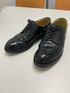 No:REG-003　リーガル/ビジネスシューズ「Uチップタイプ」黒　26cm　ワンオーナー物/比較的綺麗めでまだまだ履けますよ。