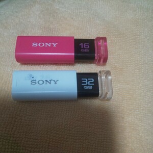 SONY ソニー USBメモリ ノックスライド 16GB 32GB ピンク ホワイト ２個