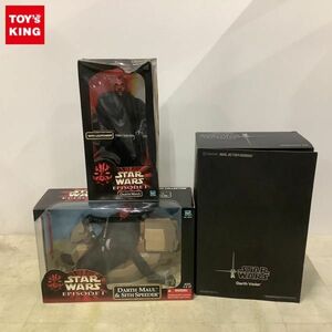 1円〜 未開封含 ハズブロ 等 STAR WARS ダース・モール＆シススピーダー RAH リアルアクションヒーローズ ダース・ベイダー 他