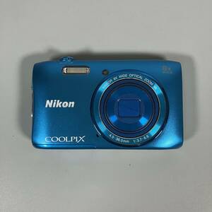 B3-289　Nikon ニコン デジタルカメラ COOLPIX S3600 ブルー 青 動作未確認 ジャンク