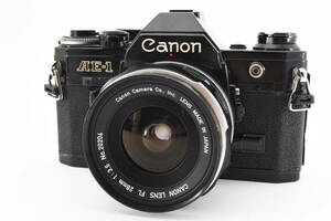 キャノン　Canon AE-1 フィルムカメラ + FL 28mm F3.5 #3026Y6FB5-10