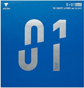 ヴィクタス(VICTAS) 卓球 ラバー V)01 スティフ 裏ソフト ハイエナジーテンション 超攻撃用 ブラック MAX 020351