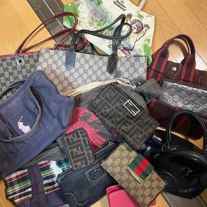 1円スタート HERMES エルメス GUCCI グッチ FENDI フェンディ PRADA プラダ vivienne ヴィヴィアン バッグ 財布 