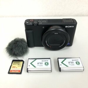 SONY ソニー コンパクトデジタルカメラ VLOGCAM ZV-1 ブラック Vlog用カメラ 240514SK171116