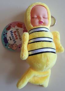 Animal　Baby　Mascot　アニマル ベイビー マスコット キーホルダー　約10cm　カクレクマノミ？　熱帯魚　送料￥200～　赤ちゃん　ベビー
