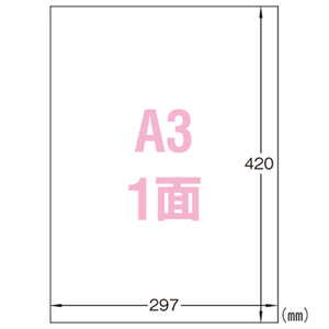 4906186310338 レーザーラベル屋外用フィルムタイプＡ3 ＰＣ関連用品 ＯＡ用紙 プリンタラベル（レーザープリンタ用） エーワン 3103