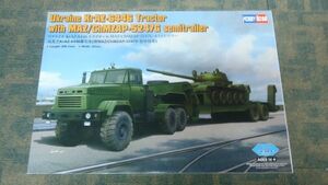 525 85513 A4 1/35 ウクライナ トラクター+セミトレーラー ホビーボス