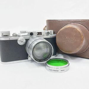 シャッターOK Leica ライカ DRP Ernst Leitz Wetzlar/Leitz Xenon f=5cm 1:1.5 レンジファインダー フィルムカメラ 追加写真有り 02-0229〇