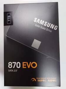 新品未開封　Samsung 870 EVO 1TB 1000GB MZ-77E1T0B サムスン SATA 2.5インチ SSD