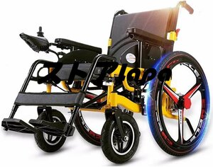 品質保証 折りたたみ式および軽量の電動車椅子（リチウムイオン電池） 360°ジョイスティック ドライブ または手動車椅子としての使用 L863