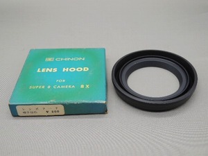 #1445fi ★★ 【送料無料】箱付 CHINON LENS HOOD SUPER 8 CAMERA 8X ★★