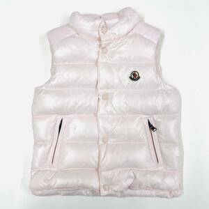 美品 MONCLER KIDS モンクレール キッズ ダウンベスト ピンク F1207