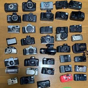 1円スタート□ジャンク□ コンパクトフィルムカメラ レンジファインダー 等 大量まとめセット konika MINOLTA Nikon OLYMPUS Canon等