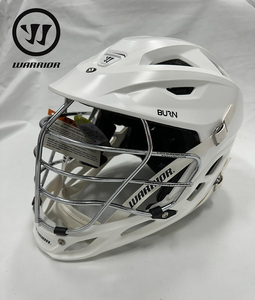 【新品・送料無料】Warrior 男子用ラクロスヘルメット　Burn Helmet Chrome Facemask- 