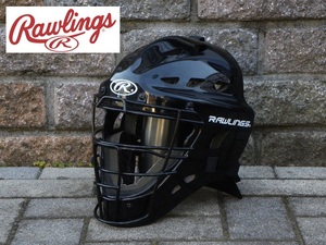 ★安心・安全ホッケースタイル！Rawlingsローリングス/硬式キャッチャーヘルメット(YOUTH 6-1/2～7/頭囲52-56cm/サイズ調整可)28,000円美品