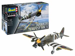 ドイツレベル(Revell) 1/32 イギリス空軍 ホーカー テンペスト V プラモデル 03851