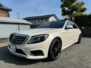 2016年式　W222 S550ロング　メルセデスベンツ　AMGスポーツパッケージ　ショーファーパッケージ 黒革