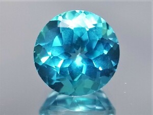 ４月～５月の特売品３．４２ct テリ凄 パライバブルーカラー天然トパーズ ブラジル産