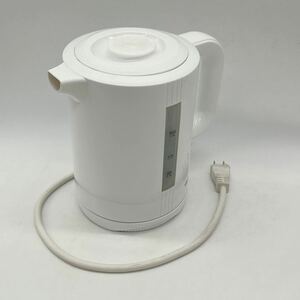 【ジャンク品】ケトル ポット 部品取り 修理品 ホワイト 白 電気ケトル1L Purnity PK-100E