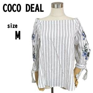 【M(2)】COCO DEAL ココディール レディース ストライプ トップス