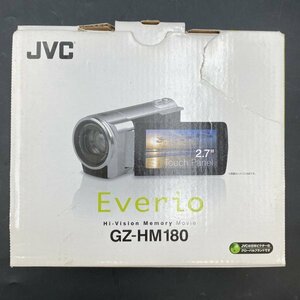 G0417T95 JVC Everio ハイビジョンメモリームービー GZ-HM180ーS エブリオ デジタルビデオカメラ　動作未確認