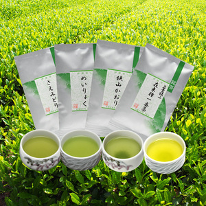 2023年 新茶 三重県産品種茶４品セット さえみどり めいりょく さやまかおり 在来種一番茶 ゆうパケット 送料無料