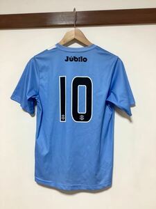 り938 ジュビロ磐田 サッカースクール ゲームシャツ 150 キッズ 10番 プラクティスシャツ