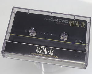 【当時物】 SONY ソニー カセットテープ METAL-XR 50 / メタルポジション / 爪あり / 再生音確認済