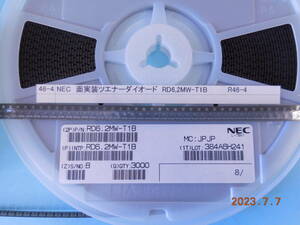NEC　面実装ツエナーダイオード RD6.2MW-T1B 50個1組 R46-4