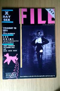 FILE Megazine : X Ray Sex, Vol. 5, No. 3 (Spring 1982) Paperback　Pierre Molinier　ピエール・モリニエ