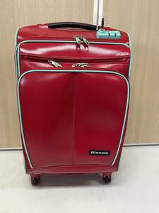 ◎Bianchi キャリーケース 中古 鍵付き 旅行バッグ ビアンキ スーツケース◎