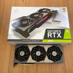 MSI NVIDIA GeForce RTX3090 SUPRIM X 24G 元箱付き