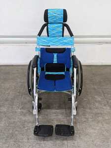 ◆車いす◆自走式◆№5142　折りたたみ式　簡易　メーカー不明　リハビリ　医療　介助　車椅子　車イス