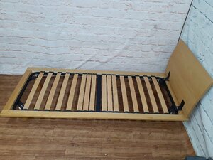 【現地引取可】 木製ベッドフレーム スモールサイズベッドフレーム 無印良品ベッド すのこベッド シングル 木製 / 家財便Fランク (KSAW1000