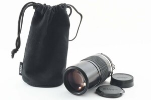 Nikon Ai-S NIKKOR 200mm f/4 Ais MFレンズ [未使用に近い美品] レンズポーチ付き