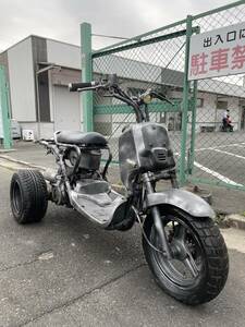 ホンダ　ジャイロキャノピー　TA02　870㎞　エンジン実働 カスタム　50㏄ 書類あり 大阪より 売り切り　ミニカー登録可能　