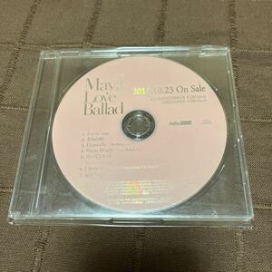 鬼レア 非売品 音楽CD May J. / Love Ballad 7曲収録 プロモ盤 Lovin