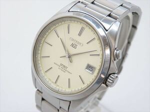 ◆◇SEIKO セイコー SPIRIT スピリット AGS クォーツ メンズ 5M42-0E10 稼働品◇◆