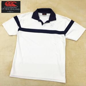 CANTERBURY カンタベリー オブ ニュージーランド スポーツウェア ラガーシャツ 半袖シャツ ボタンレス メンズ サイズM