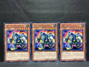 遊戯王 rr793「TGラッシュ・ライノ」×3枚　レア