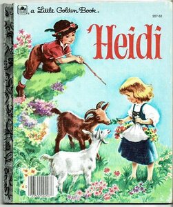 洋書絵本☆ハイジ/Heidi　 出版元　GOLDEN BOOKS 　原作：ヨハンナ・シュピリ　