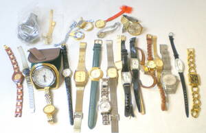 ジャンク品 FAVRE LEUBA/WAKO/SEIKO/イヴサンローラン/バーバリー/他 時計 まとめ売り 腕時計 置時計 部品取りに