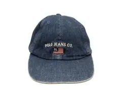 90s POLO JEANS DENIM CAP 星条旗 SNAP BACK