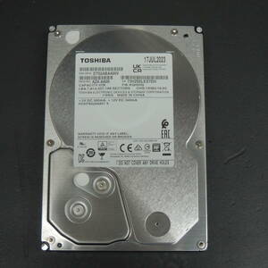 【検品済み/使用1567時間】TOSHIBA 4TB HDD DT02ABA400V 管理:キ-30