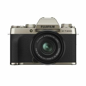 中古 １年保証 美品 FUJIFILM X-T200 レンズキット シャンパンゴールド