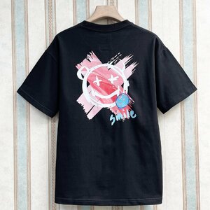 個性 定価2万 FRANKLIN MUSK・アメリカ・ニューヨーク発 半袖Tシャツ コットン100％ 快適 可愛い 速乾 スウェット ユニセックス サイズ4