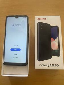 ドコモ Galaxy A22 5Gブラック 未使用品